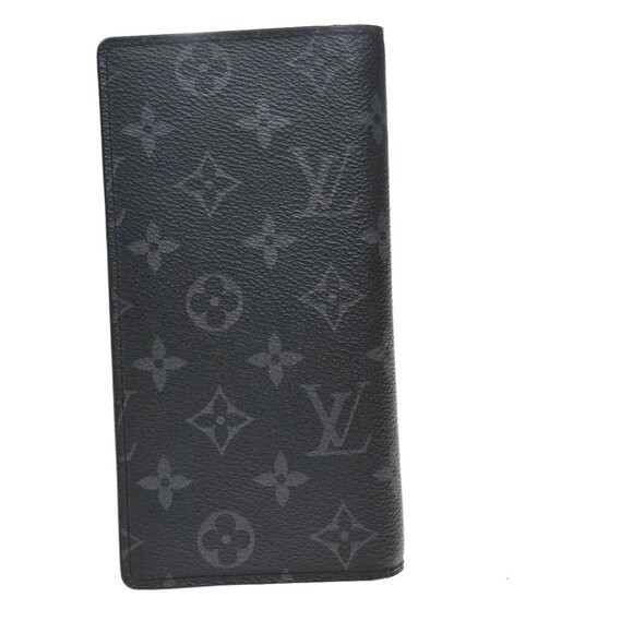 LOUIS VUITTON Portefeuille Brazza Long Wallet Monogram Eclipse BK M61697 70KP127 - Picture 4 of 15